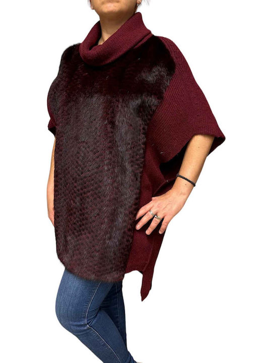 Frauen Pelz BORDO