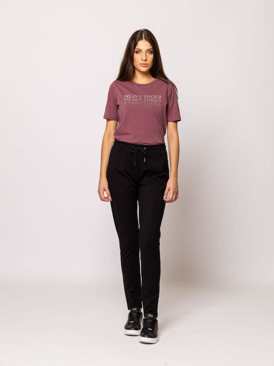 Heavy Tools Damen-Sweatpants BLACK