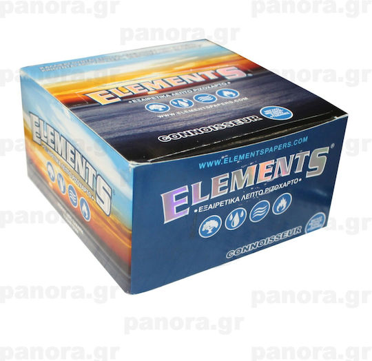 Elements Χαρτάκια Στριφτού Τσιγάρου Slim King Size με Τζιβάνες 33 φύλλα 1τμχ