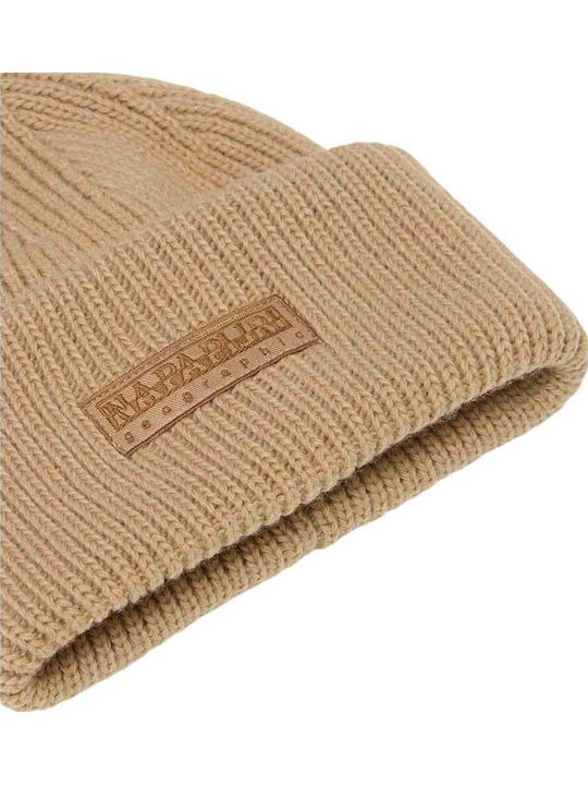 Beanie Γυναικείος Σκούφος Πλεκτός σε Καφέ χρώμα