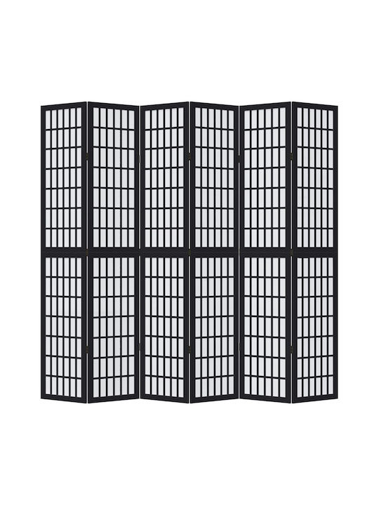 vidaXL Decorativ Paravan Lemn cu 6 Panouri 210x220cm