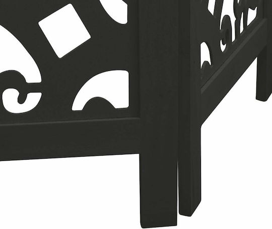 vidaXL Dekorativer Raumteiler Hölzernes mit 5 Paneelen 175x160cm