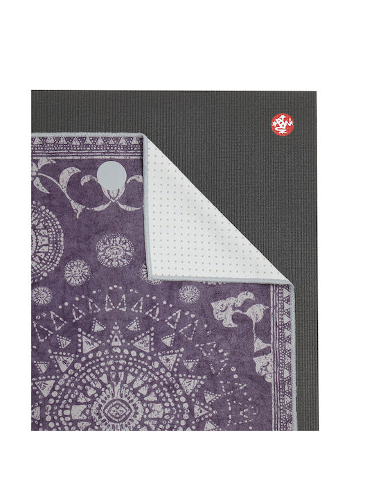 Manduka Yogitoes Microfiber Purple Gym Towel