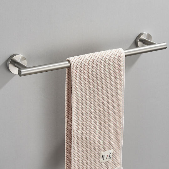 Badezimmer-Accessoire-Set Metall Silber 4Stück