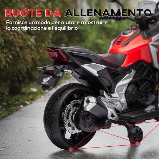 Παιδική Μηχανή Honda Ηλεκτροκίνητη 12 Volt Κόκκινη για 3+ ετών