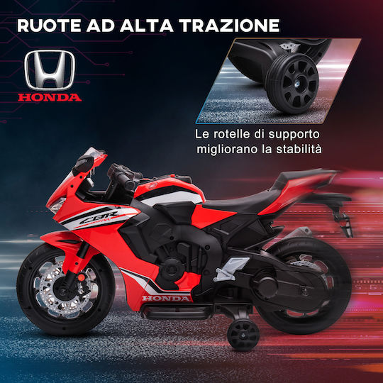 Παιδική Μηχανή Honda Ηλεκτροκίνητη 6 Volt Κόκκινη για 3+ ετών
