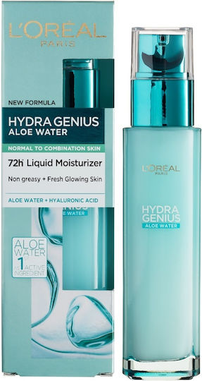 L'Oreal Paris Hydra Genius 72h Cream Face with Aloe Vera 70ml