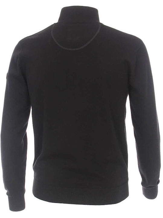 Redmond Men's Blouse with Zipper BLACK