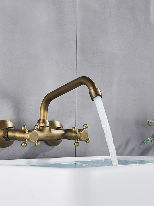 D944TGMBM Amestecare Robinet Chiuvetă Bronz