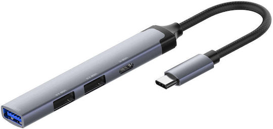 4-in-1 Usb-c Multiport Hub Adapter 5gbps Ds-34c