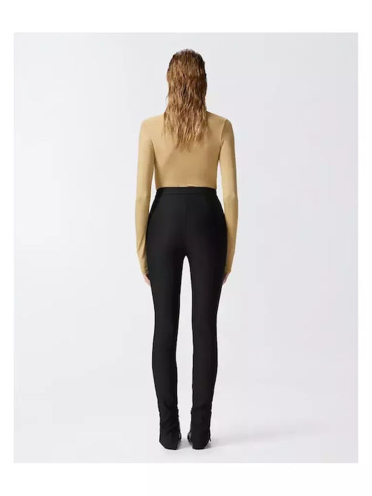 Pinko Femei Tesatura Pantaloni cu Croială Slim Black