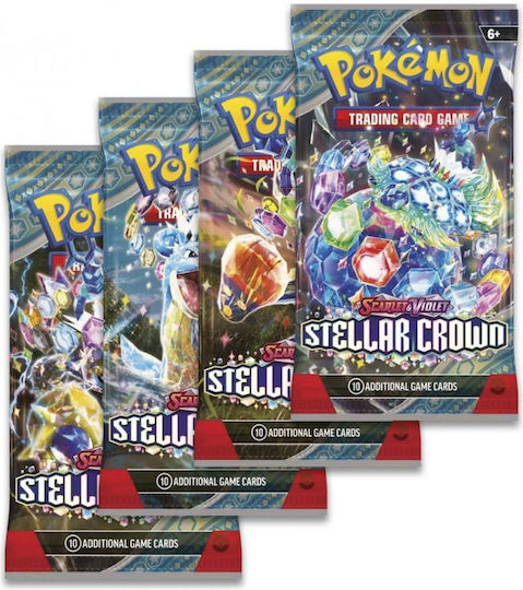 Pokemon Φακελάκια Scarlet & Violet Stellar Crown 36 Booster Display Box Sealed POK858970-36