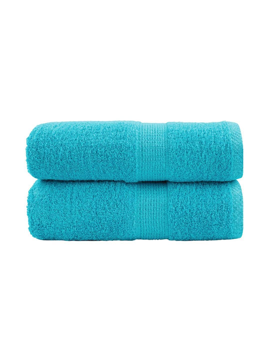 vidaXL Badetuch-Set 2 Stück Türkis