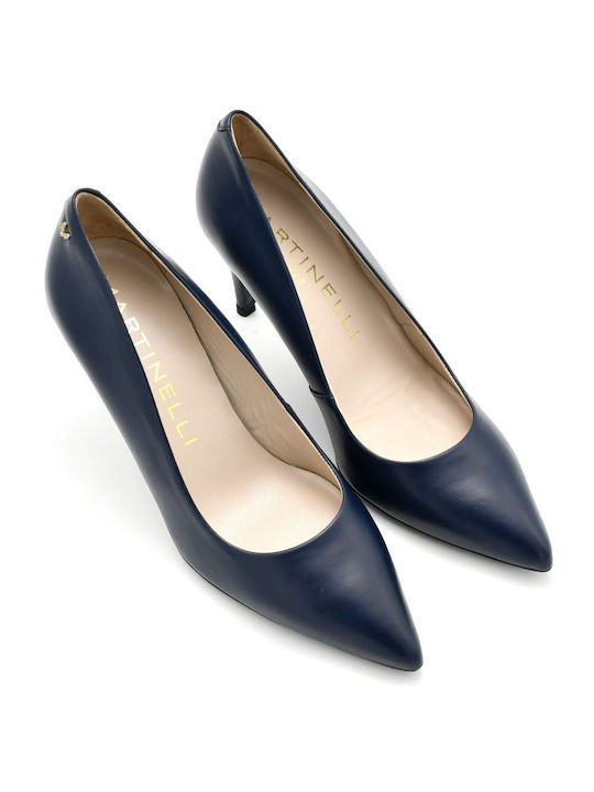 Martinelli Leder Pumps Blau