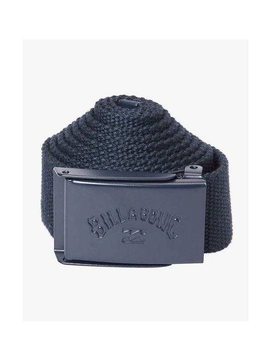 Billabong Men's Fabric Webbing Belt Belt Navy Blue