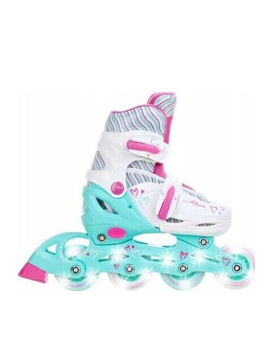 Raven Inline Einstellbar Rollers Türkis Erwachsene/Kinder