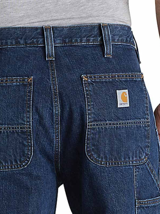 Ανδρικό Παντελόνι Τζιν Loose Fit Navy Μπλε
