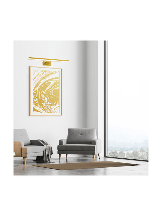 Eko Light Pinto Φωτιστικό Πίνακα με Ενσωματωμένο LED Χρυσό 50εκ.
