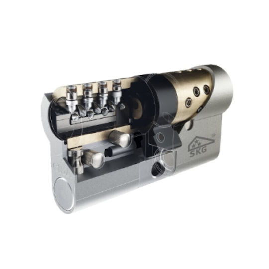 Security Cylinder Lock RS5 80mm (30-50) With 5 Keys 02.03.29