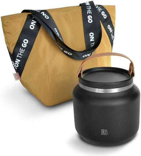 Iris Barcelona Inox Thermo Lunch Box Black 700ml