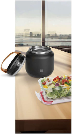 Iris Barcelona Inox Thermo Lunch Box Black 700ml