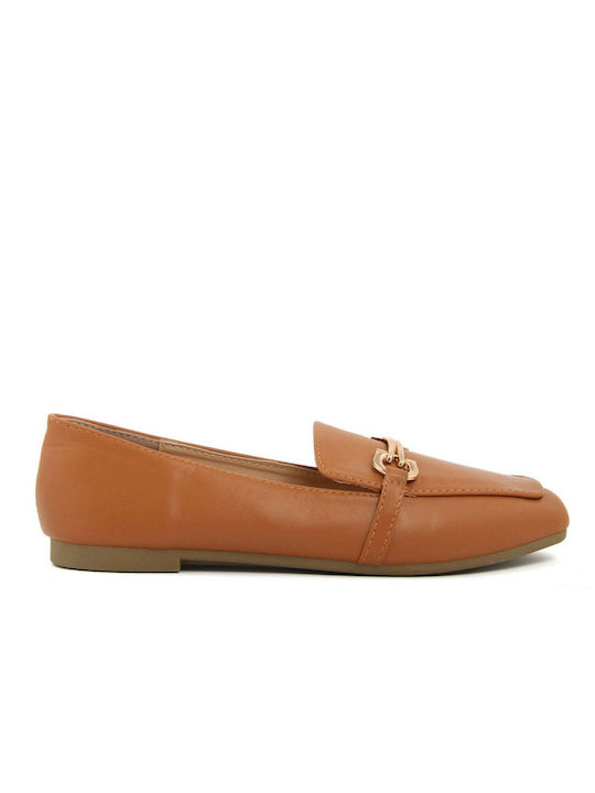 Fashion Attitude Damen Loafers in Tabac Braun Farbe