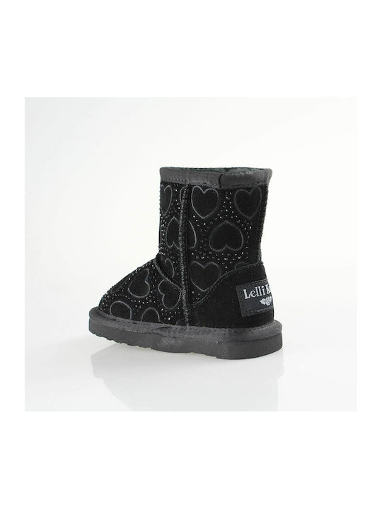 Lelli Kelly Kids Suede Boots Black