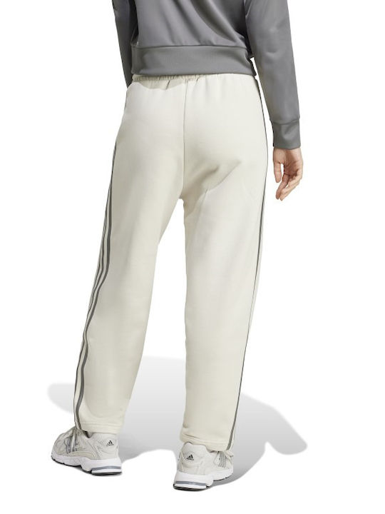 Adidas 3-stripes Men's Fleece Sweatpants Gray