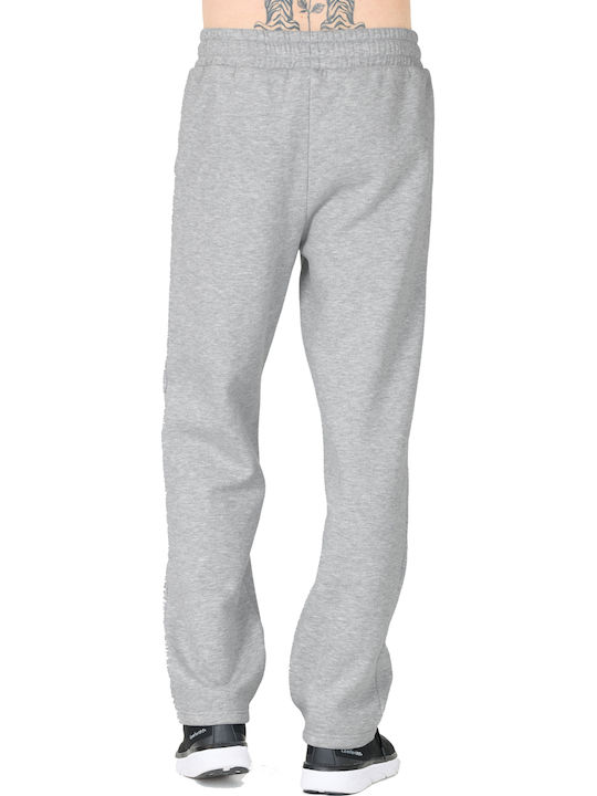 Παντελόνι Φόρμας με Λάστιχο Light Grey Melange