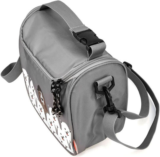 Insulated Food Transport Bag 3.5 L Grey Friends Design