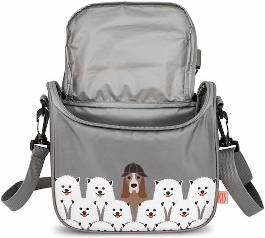 Insulated Food Transport Bag 3.5 L Grey Friends Design