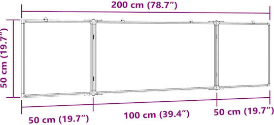 vidaXL Kids Magnetic Board