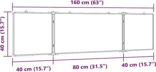 vidaXL Kids Magnetic Board