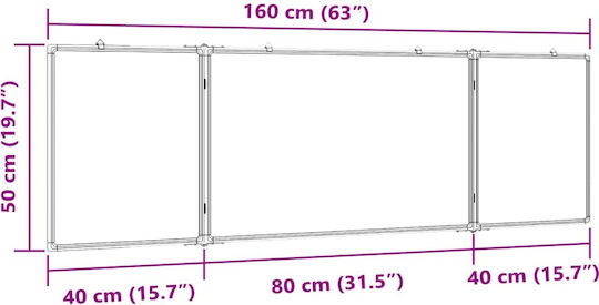 vidaXL Kids Magnetic Board
