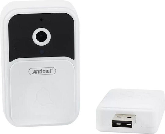 Andowl Wireless Doorbell Wi-Fi White