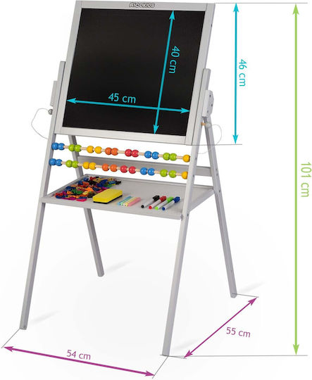Ricokids Ricokids Tablă Markerboard Față și Spate 54x55x101 cm