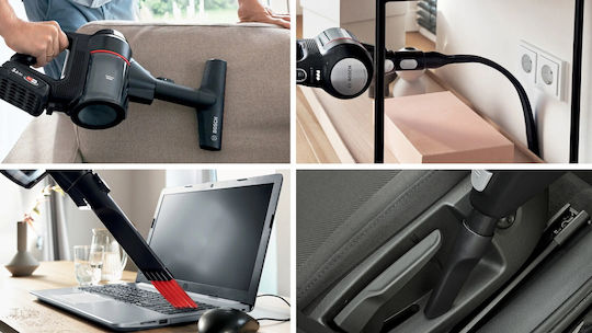 Bosch Unlimited 7 Wiederaufladbar Stielstaubsauger 18V Weiß