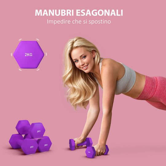 Sportnow Βαράκι Εξάγωνο 1 x 2kg