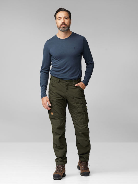 Fjallraven Vidda Lang Hose Wandern Khaki