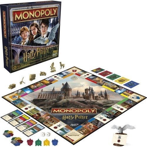 Joc de Societate Monopoly Harry Potter pentru 2-6 Jucători 8+ Ani Hasbro