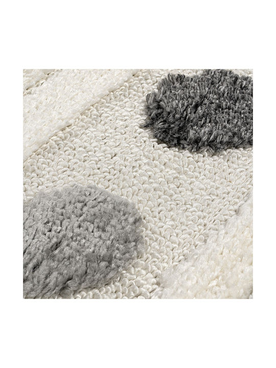 Beauty Home Παιδικό Χαλί Γκρι Στρογγυλό με Διάμετρο 160cm Πάχους 20mm