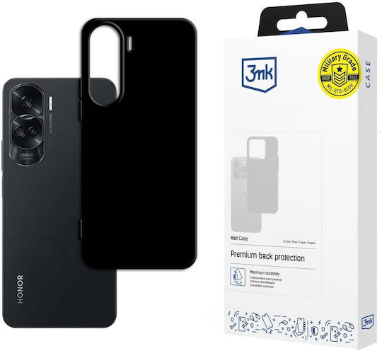 3MK Matt Back Cover Silicon Negru (Honor 90 Lite - Onoare 90 Lite)