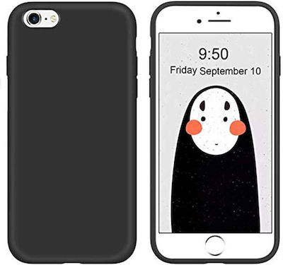 Sonique Liquid Back Cover Silicone Black (iPhone 6/6s Plus) 46-61676