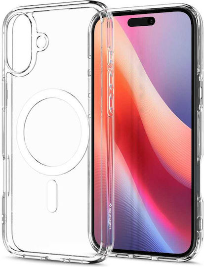 Spigen Ultra Hybrid MagFit Back Cover Plastic 1.2mm White (iPhone 16)
