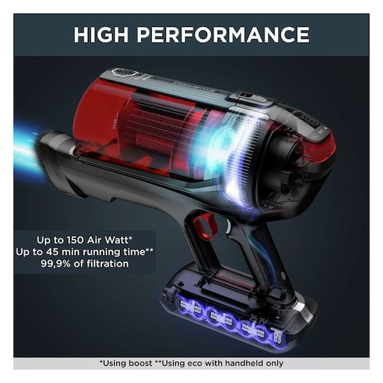 Rowenta X-force Flex 12.60 Επαναφορτιζόμενη Σκούπα Stick 25.2V Κόκκινη