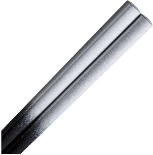 Chopsticks Χειροποίητα Ξύλινα Λάκα Ασημί Μαύρα 23 Εκατ 2 Τμχ Kenro