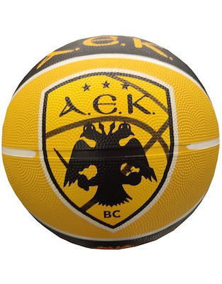 Startoys ΑΕΚ Kids Ball Basketball Yellow 29cm.