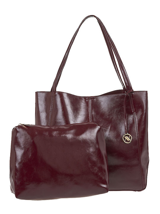 Verde Set Women's Bag Shoulder Burgundy