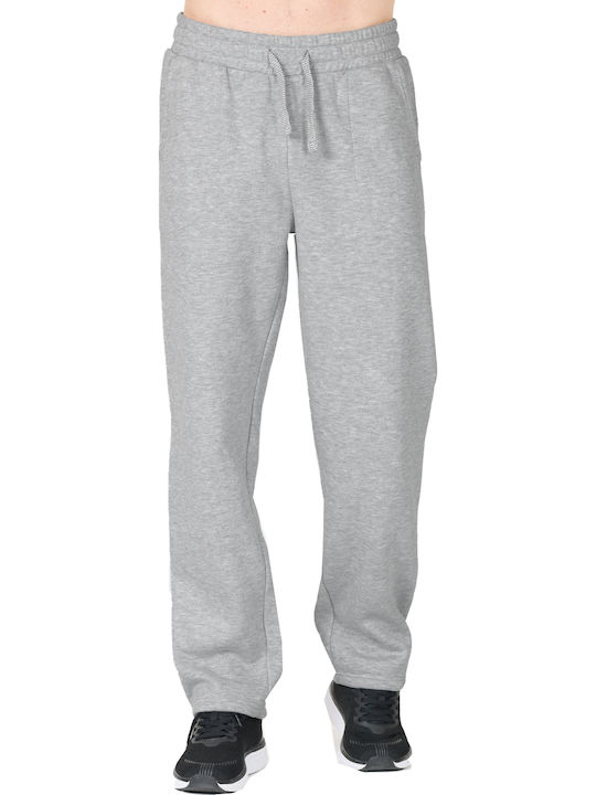 Παντελόνι Φόρμας με Λάστιχο Light Grey Melange