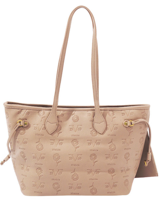 19V69 Women's Bag Shopper Shoulder Taupe